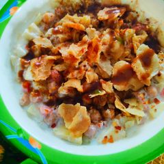 A picture of Chana fruit chat.