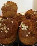 Muffins de avena y plátano