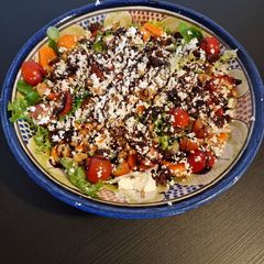 Sweet cheese salad A picture of Sweet cheese salad.