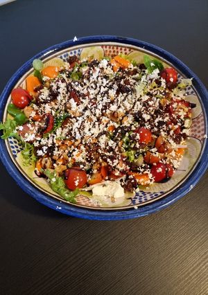 A picture of Sweet cheese salad.