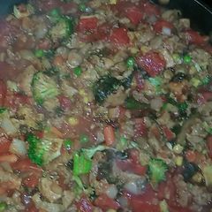 A picture of Loaded pasta w cheese 1pan.