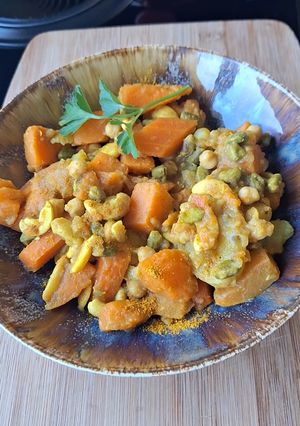 A picture of Vegetable Tagine with Dried Fruits.