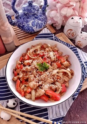 Foto resep Tumis ayam paprika