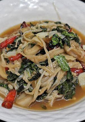 Foto resep Bayam Enoki ala Subi 😍