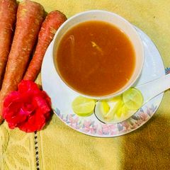 A picture of Ginger-Carrot Soup.
