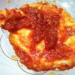 A picture of Sambel telor ceplok.