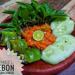 A picture of Sambel rebon.