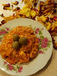 عکسی از دستور املت مرغ و قارچ