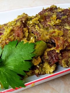 Foto resep Dendeng Batokok Cabai Hijau