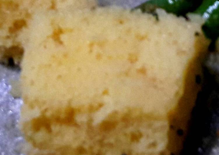 Recipe of Ultimate Khaman (aka Dhokla-out of Gujarat)