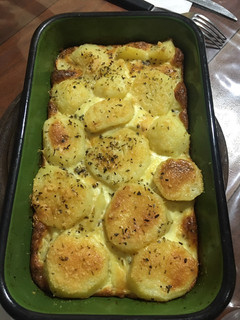 Una foto de Papas a la crema