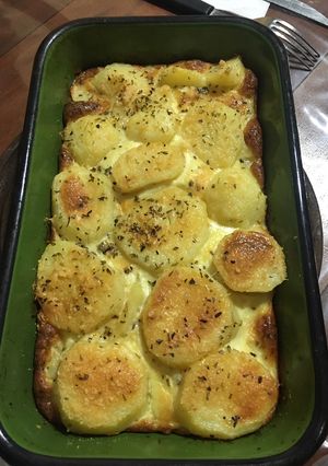 Una foto de Papas a la crema