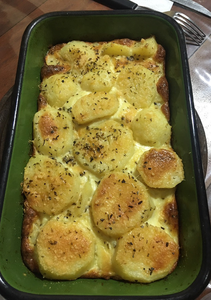 Una foto de Papas a la crema