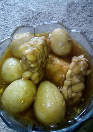 Foto resep Semur telur,tahu,tempe👍Manis plus gurih mantap😋