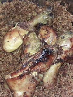 Foto resep Ayam serundeng simple