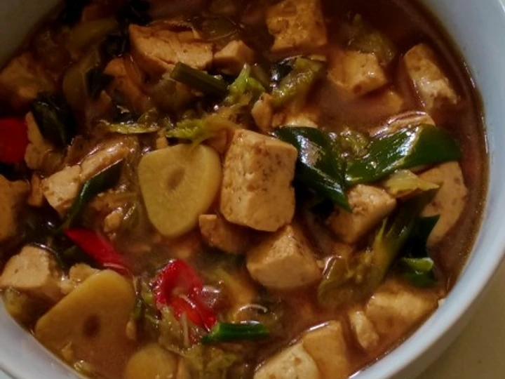 Langkah Mudah untuk Menyiapkan Resep Tumis tahu &amp;amp; sawi putih saus tiram yang Sempurna Anti Ribet, Lezat Sekali