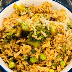 A picture of Broccoli bamboo rice.