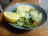 Verduras hervidas