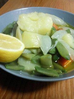 Una foto de Verduras hervidas