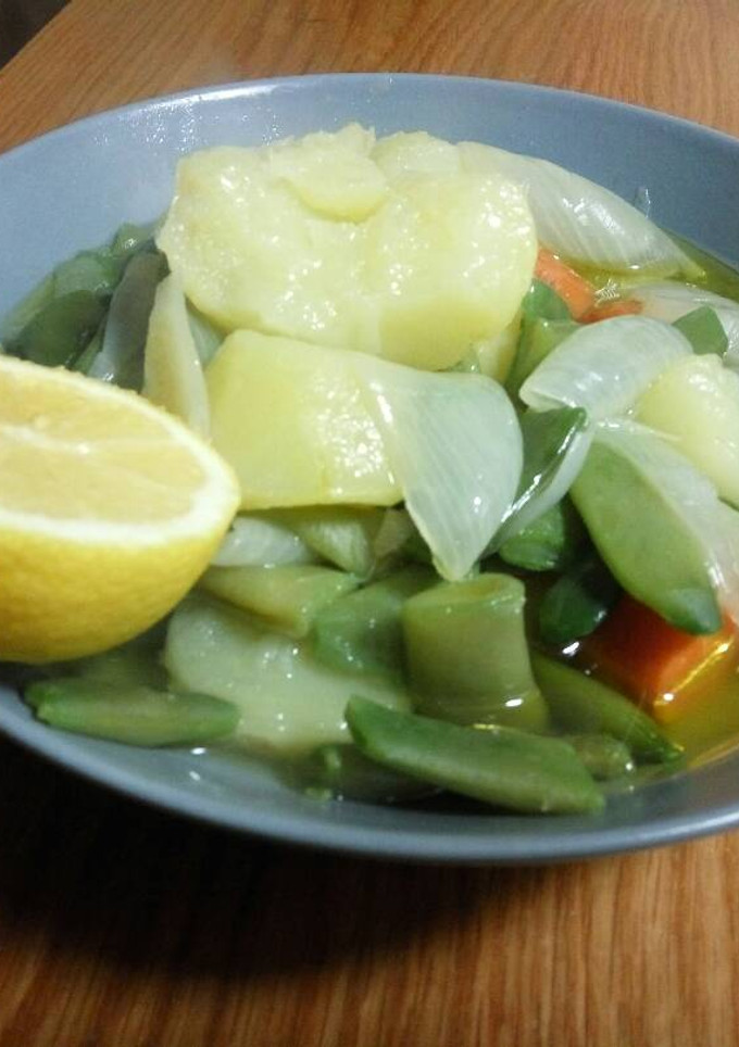 Una foto de Verduras hervidas