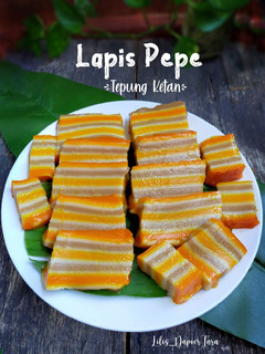 Foto resep Kue Lapis Pepe (Tepung Beras Ketan)