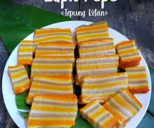 Cara Memasak Cepat Kue Lapis Pepe (Tepung Beras Ketan) Enak dan Sehat