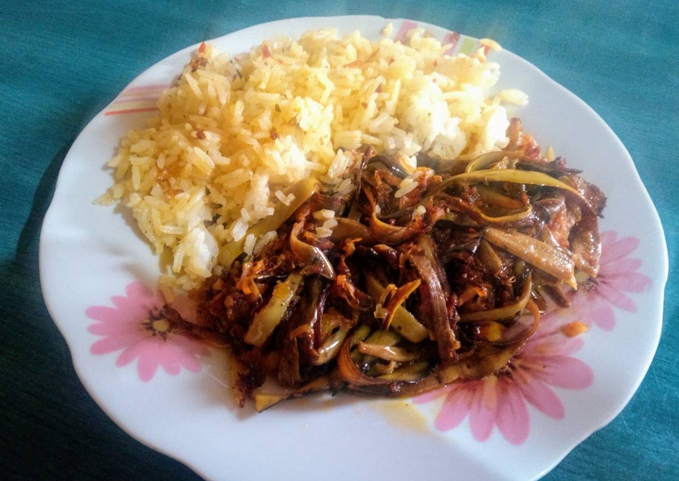 Salteado de banana