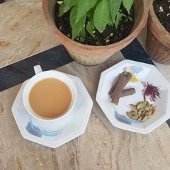 Zaffrani chai #EidMeetup #drink A picture of Zaffrani chai #EidMeetup #drink.