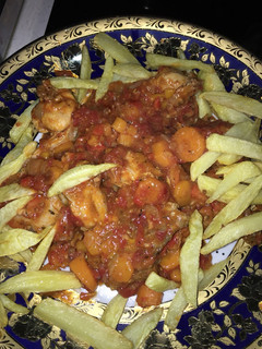 Una foto de Conejo en tomate