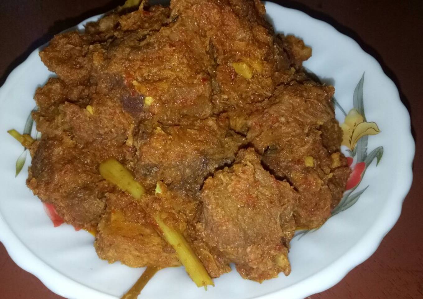 Kalio sapi ala saya