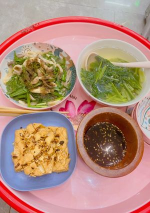 Hình của món Mâm cơm chay cho tháng 7 al.