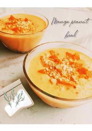 A picture of Mango peanut bowl.