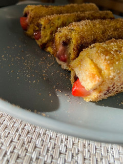 A picture of French Toast Roll-Ups.