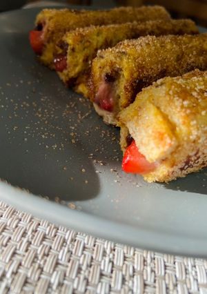 A picture of French Toast Roll-Ups.