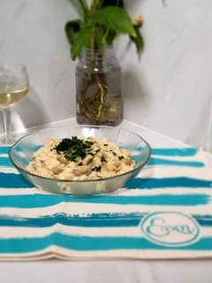 Una foto de Risotto con champiñones