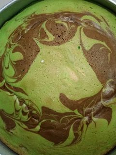 Foto resep Marmer Cake Pandan Coklat