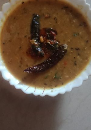 A picture of Dal tadka.