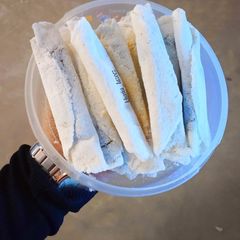 A picture of Narikolor pitha -Assamese traditional pitha.