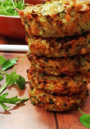 Une photo de Galettes de légumes rapés