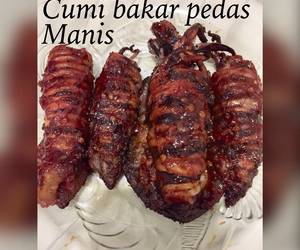 Resep Terbaik Cumi bakar pedas manis Mantul Banget Resep Terbaik Cumi bakar pedas manis Mantul Banget