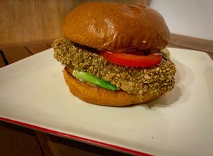 Foto principal de Hamburguesa de atún con mayonesa de wasabi