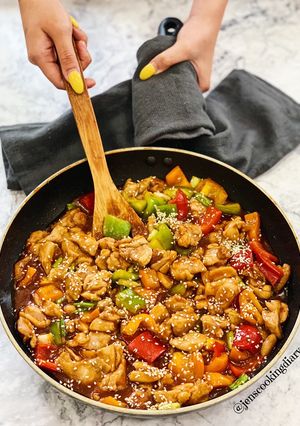 A picture of Spicy Chicken Teriyaki.