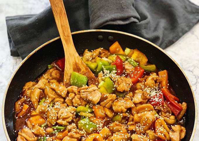 Easiest Way to Prepare Perfect Spicy Chicken Teriyaki