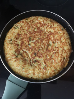 Una foto de Tortilla de patatas cocidas en microondas