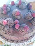 Torta fondente ai frutti rossi