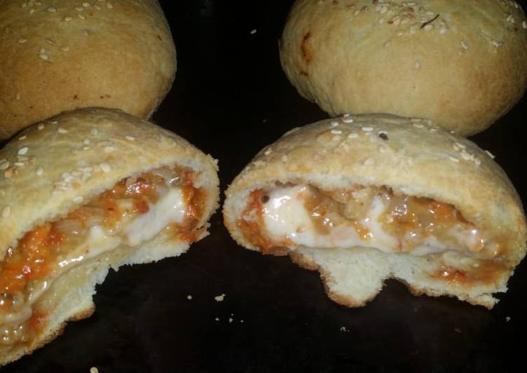 Recipe of Homemade Chicken cheese buns