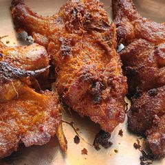 A picture of Mutton chops fry.