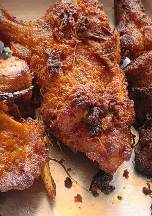 A picture of Mutton chops fry.