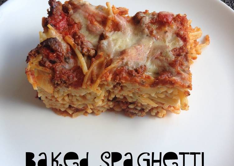 Recipe of Super Quick Homemade Baked Spaghetti