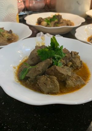 صورة لوصفة كبد الخروف مشرمل